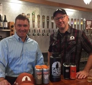 Secretary Dennis Davin Becomes Brewer For A Day at East End Brewing Company