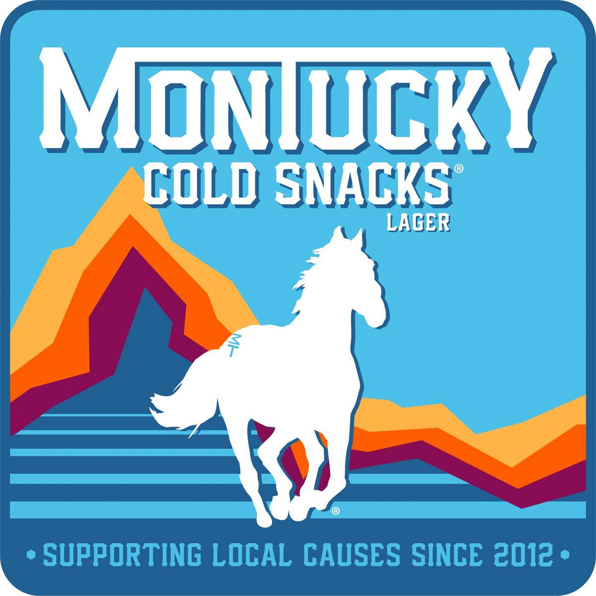 Montucky Cold Snacks label