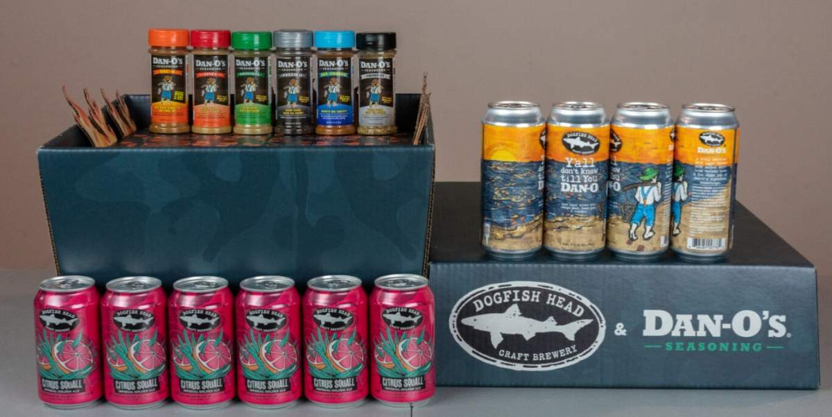 Dogfish Head and Dan-O's team up for a beers-are-included grill kit