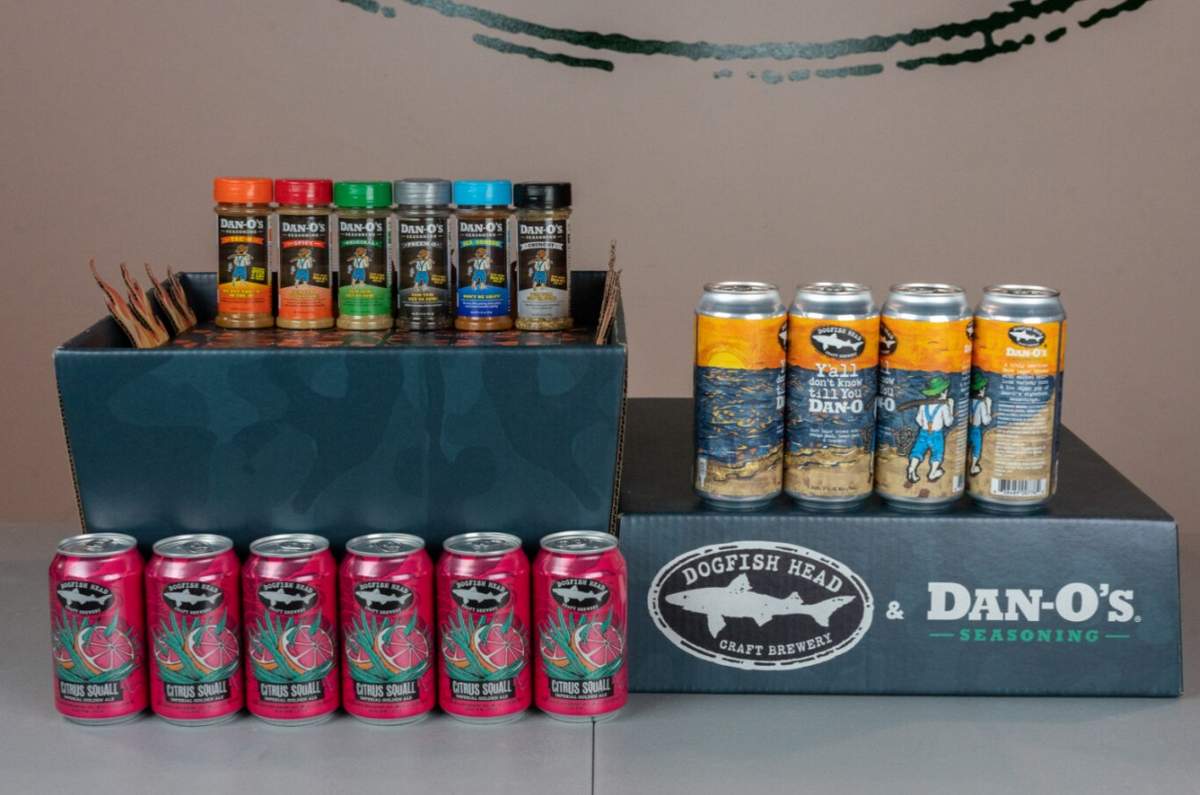 Dogfish Head and Dan-O's team up for a beers-are-included grill kit