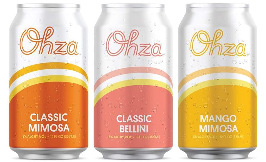 Ohza three pack of cans cocktails