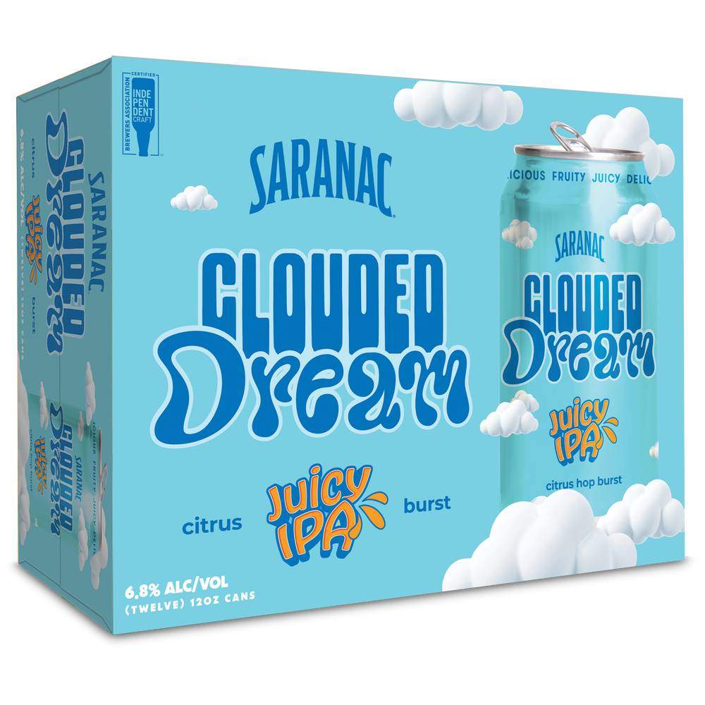 Sarnac Clouded Dream Juicy IPA 12 pack packaging