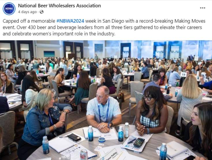 National Beer Wholesalers Association Making Moves event facebook