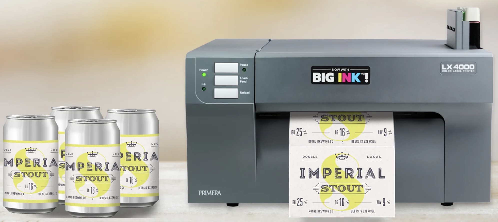 Primera beer label printer