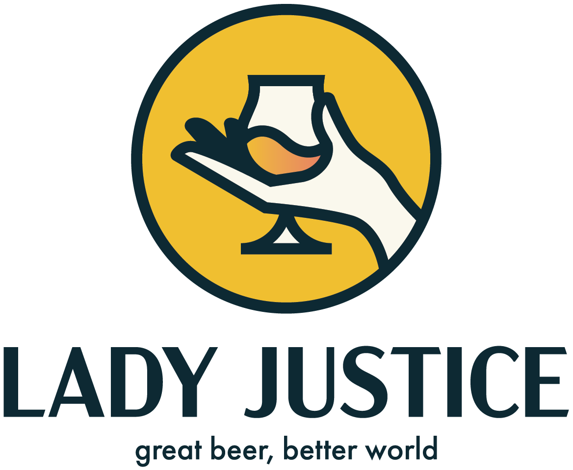 Lady Justice X Brewing logo