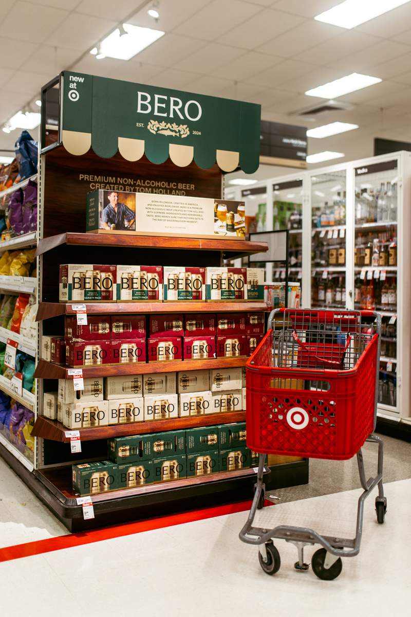 Tom Holland’s BERO Lands on Target Shelves Making Premium Non-Alcoholic Beer Even More Accessible