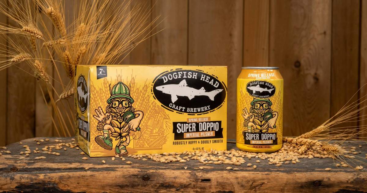 Dogfish Head super doppio imperial pilsner